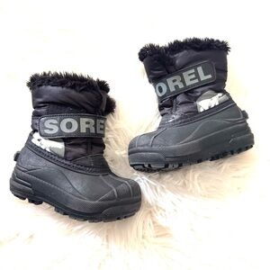 Sorel Black and Gray Snow Boots